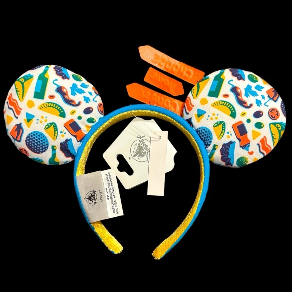 Authentic Disney 2023 EPCOT Food & Wine Minnie Ears - NWT - Picture 2 of 2